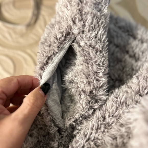 ❗️SOLD❗️Original Weatherproof Vintage Fuzzy Teddy Bear Quarter Zip - Picture 7 of 7